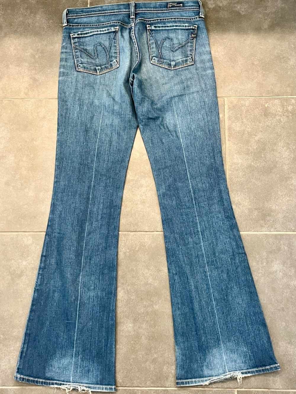 Citizens of Humanity Ingrid #002 Stretch Low Waist Flare Jeans Size 26 - Picture 8 of 8